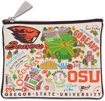 Catstudio Oregon State University Collegiate ZIPPER POCH POCH | מחזיק את הטלפון, המטבעות, העפרונות, האיפור, פינוקי